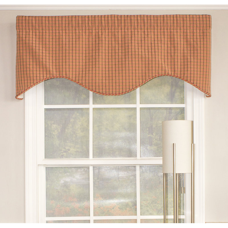 Jupe de fenêtre 50" common check corniche