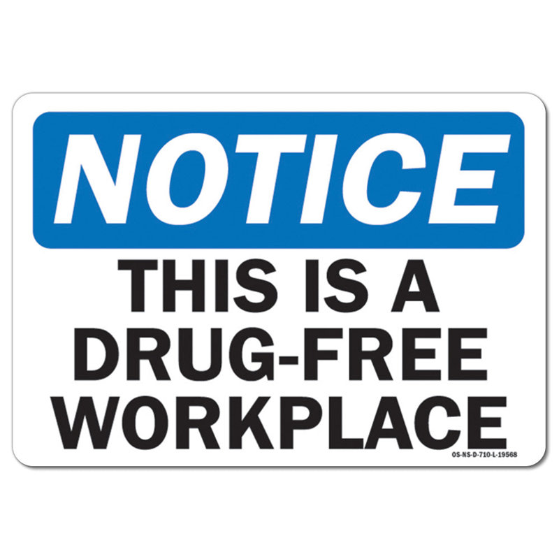 Adhésif décoratif OSHA - This Is A Work-Free Workplace Decal