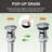 Elevated Modern Single - Handle Bathroom Faucet Featuring Geometric Cut Decor-124871835-124871833