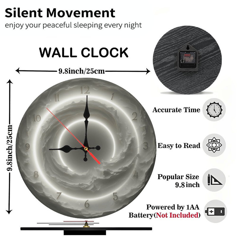 Horloge élégante et moderne