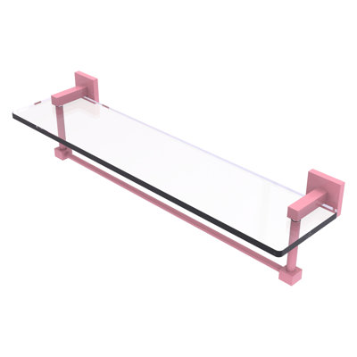 Tablette de meuble-lavabo en verre avec barre à serviettes intégrée Montero Collection Montero