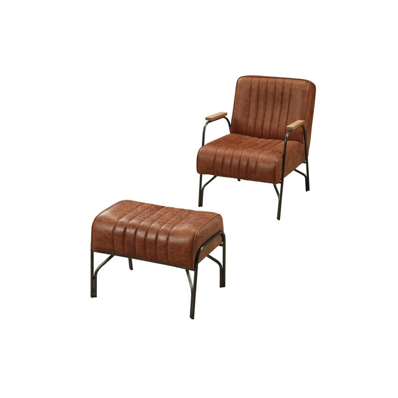 Fauteuil Demartino espresso vieilli, Espresso