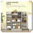 5-Tier Adjustable Pantry Cabinet Door Shelves Double Doors Anti-tipping Straps-776541688