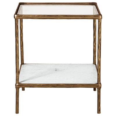Table de bout avec rangement Hightower