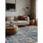 Machine Washable Gray Area Rug-1525449905