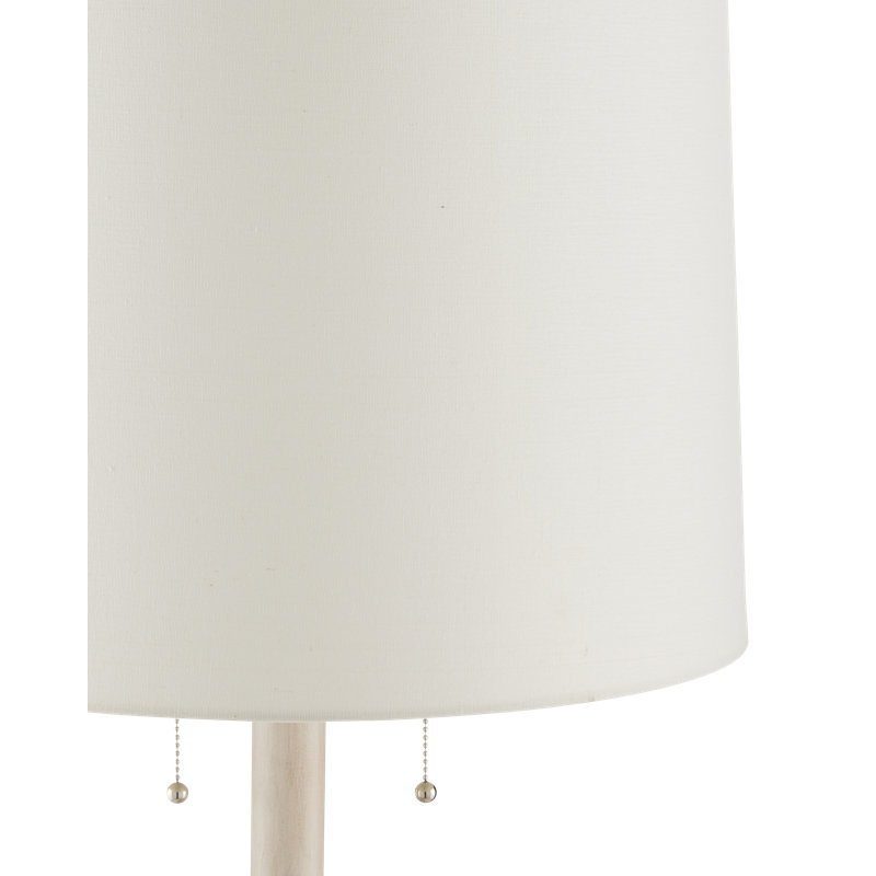 Malayan White Floor Lamp