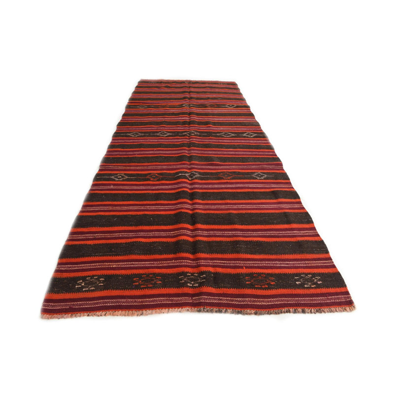 Tapis de couloir brun foncé Noor