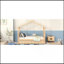 Lit en bois avec tiroirs-475882701