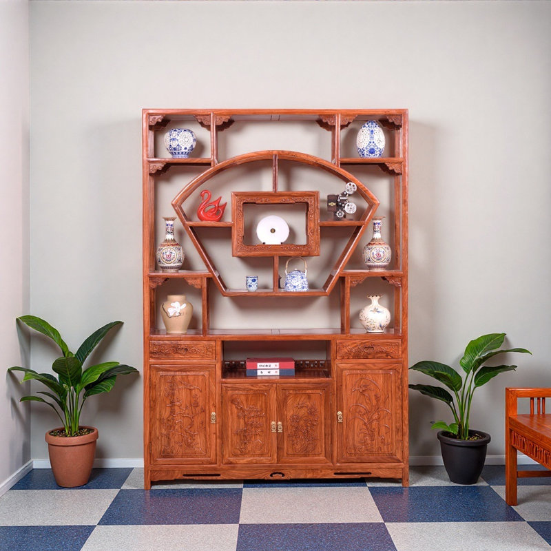 New Chinese Minimalist Style Bookcase