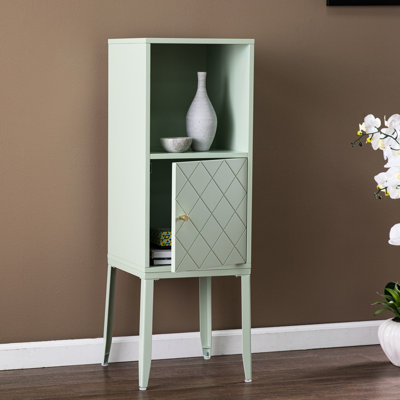 Armoire de rangement menthe pour le rangement - Gardez vos objets en place Spacieux espace inférieur et tablette ouverte