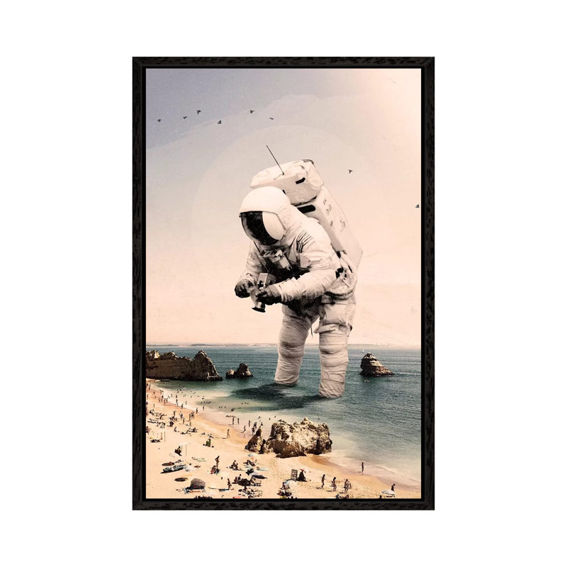 The Speculator I by Nicebleed - Print on Canvas, 101.6cm H x 66.04cm W x 3.81cm D, Black Framed