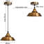 Ezzell 1 - Light Yellow Brass Dome Pendant