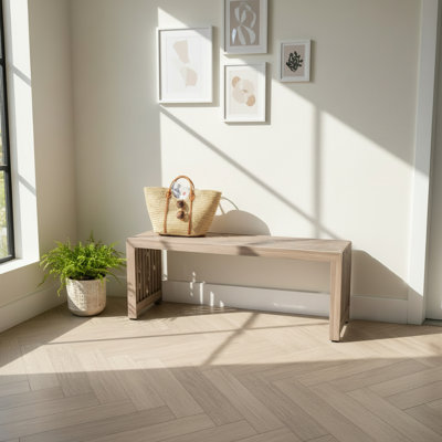 Dune Rounded Bench - Ash Brown