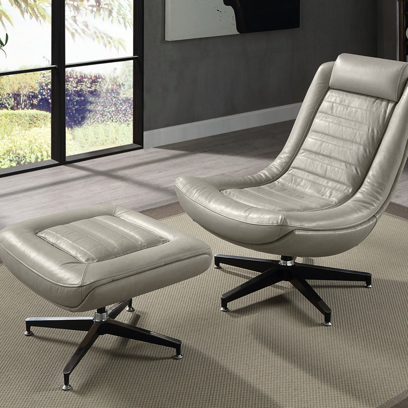 Fauteuil d'appoint et repose-pieds Piran Twilight