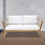 Causeuse de jardin en acacia Bodie