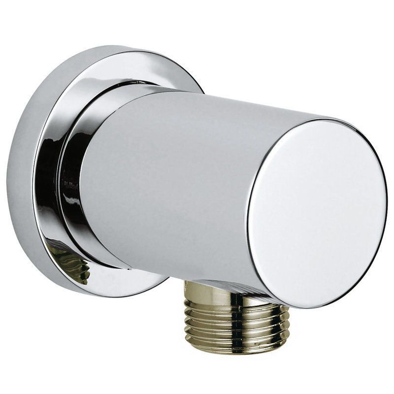 Rainshower 1/2-Inch Handheld Shower Wall Union, StarLight Chrome