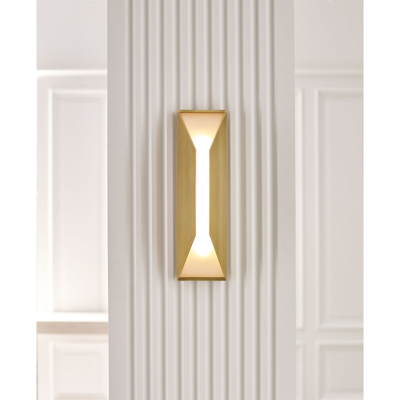 Kelly Wearstler Stretto Medium Sconce, Antique-Burnished Brass
