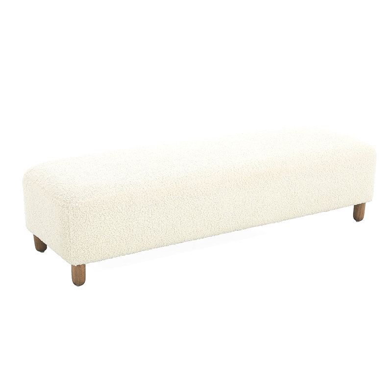 Repose-pieds confortable, Blanc