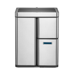 Stainless Steel 60 Litre Motion Sensor Recycling Bin