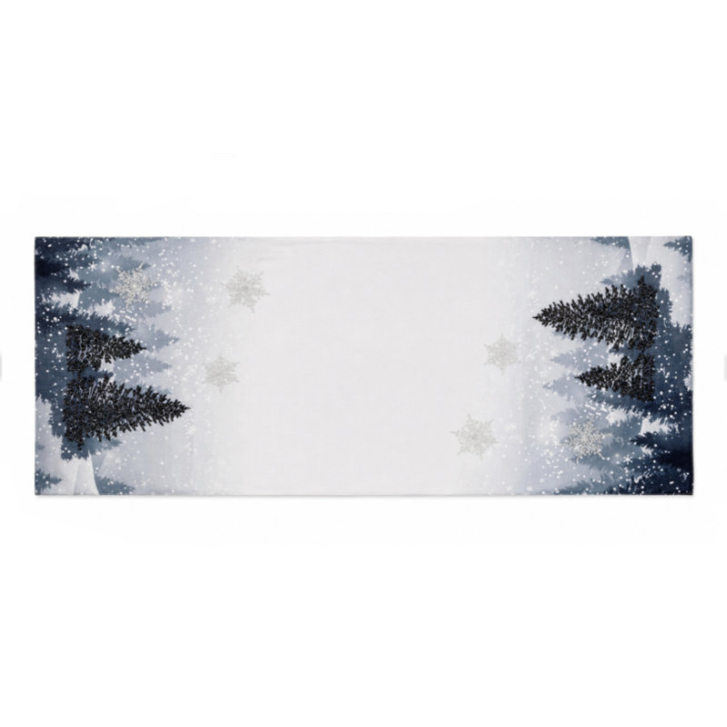 Mowgli Winter Wonderland Christmas Table Runner, 36" L x 16" W