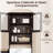 Amboy 25'' W x 66'' H x 9'' D Over-The-Toilet Storage-1799725934
