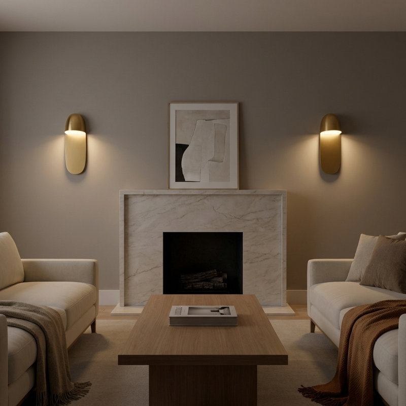 Axel 16 Sconce, Burnished Brass