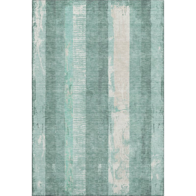 Premium Machine Washable Mehara AMF1689 Stripes Rug