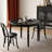 Traditional aesthetics solid wood dining table-109470119