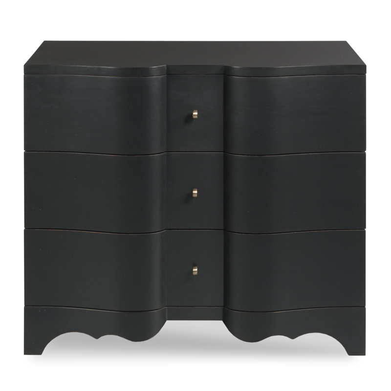 Celerie Kemble 3 - Drawer Dresser, Black