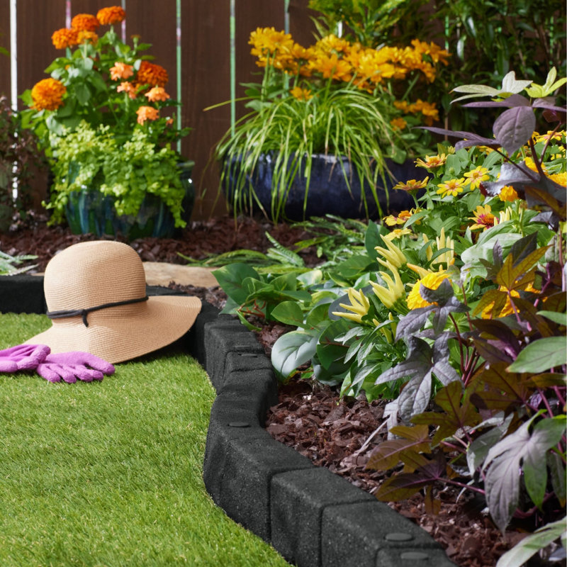 GS SmartLoc Cobblestone Edger - (4), Black