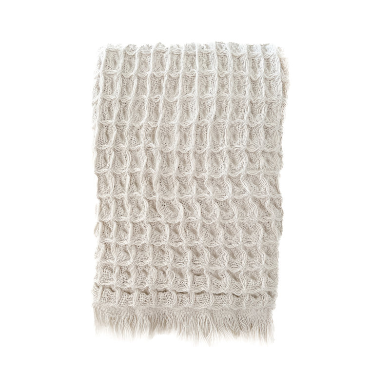Waffle Hand Towel Set, Beige