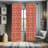 Geometric Semi-Sheer Rod Pocket Curtain Panels-45210342