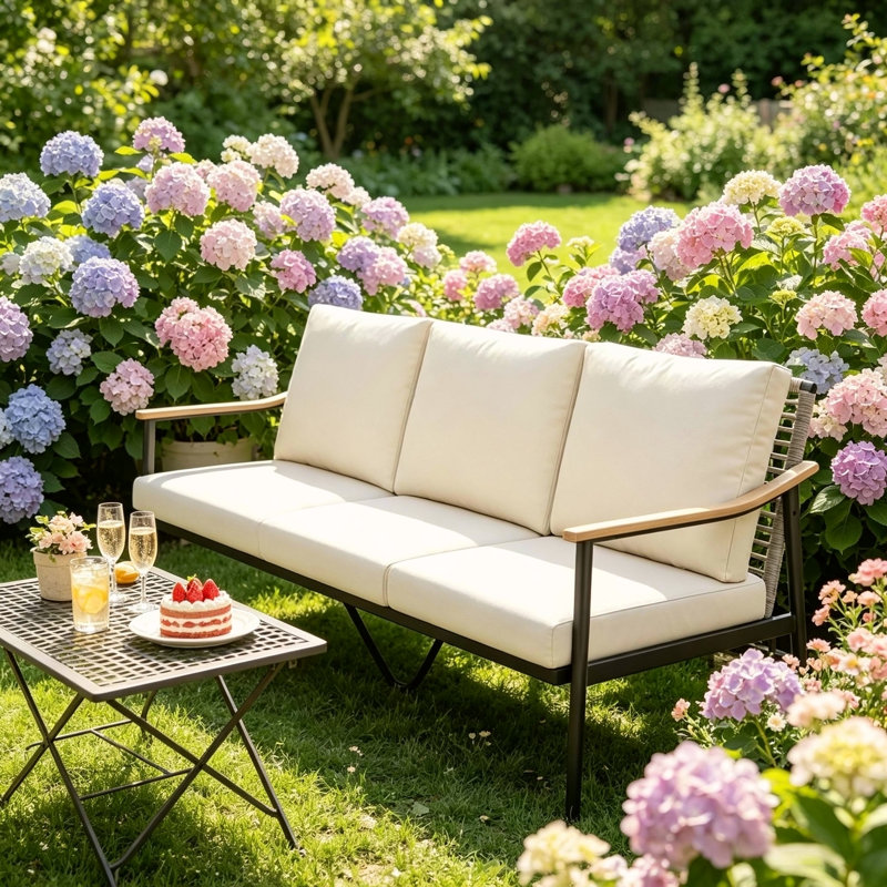 Canapé d'extérieur 3 places Chic Wicker