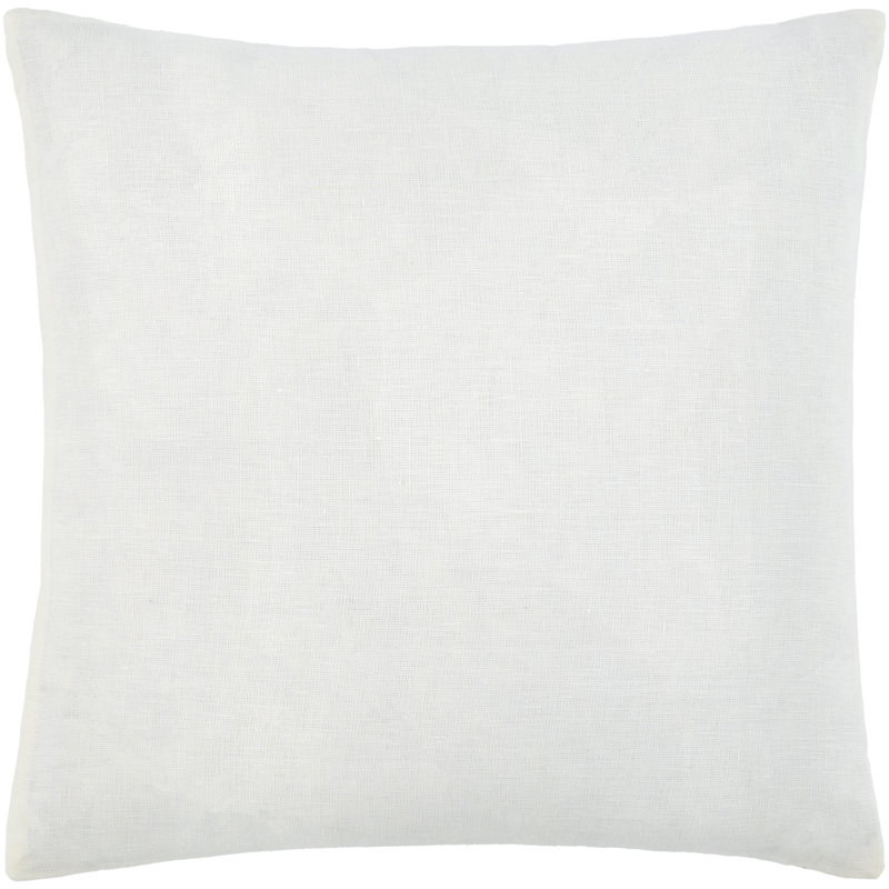 Dilip Accent Pillow, Square 20", White