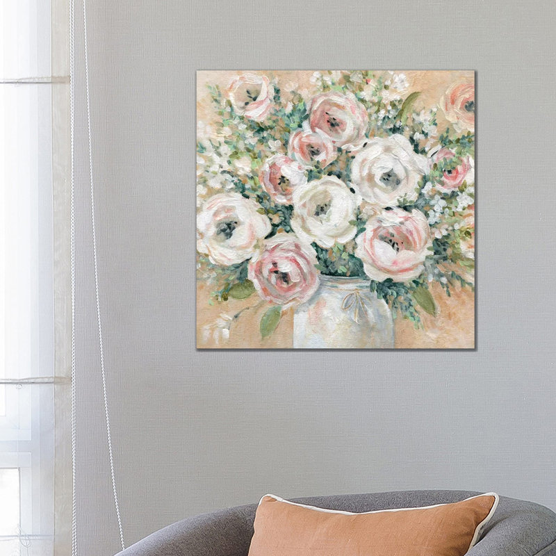 Pretty In Pink by Carol Robinson - Wrapped Canvas Painting, 66.04 cm H x 66.04 cm W x 3.175 cm D