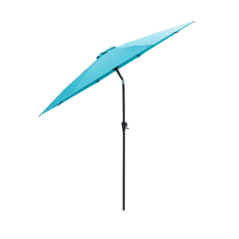 Parasol de marché 120 po Frison, H 100 po x l 130 po x P 130 po, Bleu aqua
