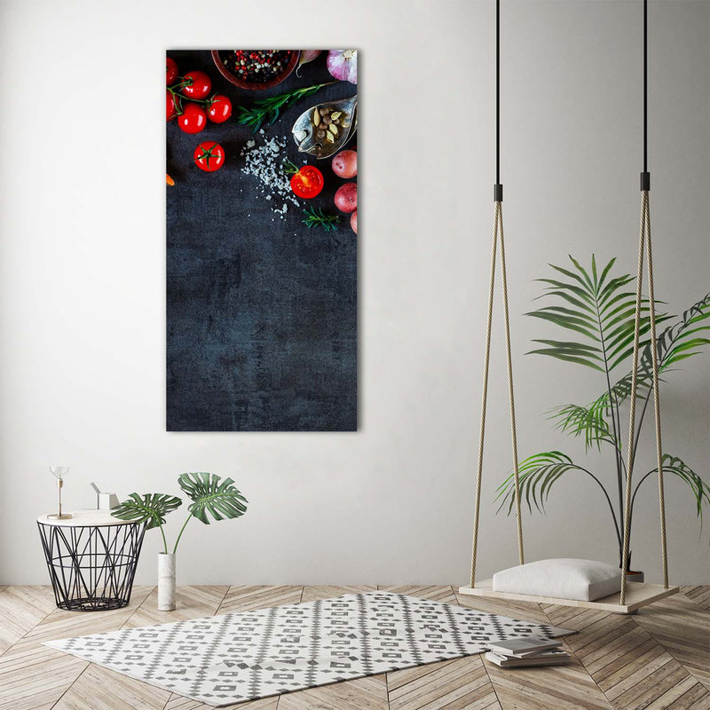 Vegetables And Spices - Wrapped Canvas Print