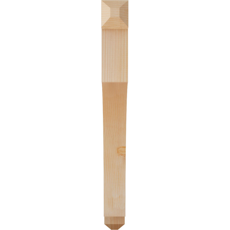 Support Westlake Craftsman, Cèdre rouge de l'Ouest, Lisse, H 40 po x l 3,5 po x P 40 po