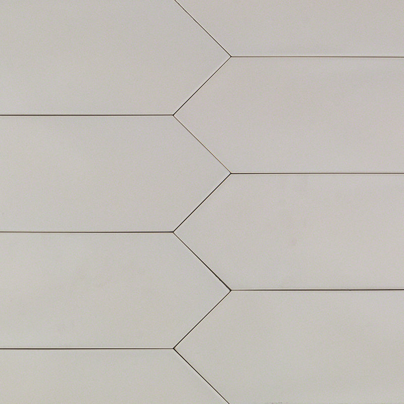 Aliante 4x12 Picket Matte Concrete Look Porcelain Tile, Light Gray