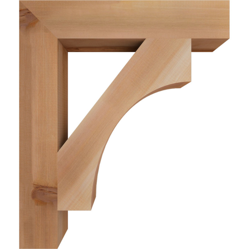 Support Westlake Block, Cèdre rouge de l'Ouest (lisse), H 26 po x l 3,5 po x P 22 po