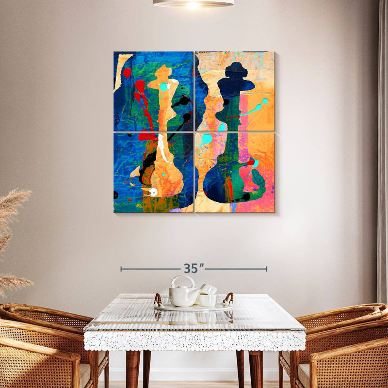 Senne Two Kings, 38" H x 38" W