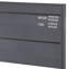 Lit de chambre à coucher Gunmetal sans sommier tapissier - Élégant et pratique pour les meubles plateforme pleine grandeur au design épuré avec panneau