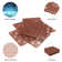 Walk This Way ! Gardening 1 Patio 11.5" x 11.5" Plastic Interlocking Tile in Terracotta