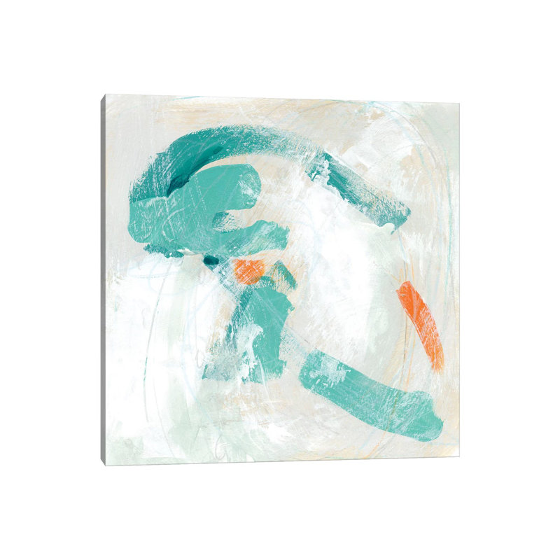 Tidal Current II by June Erica Vess - Wrapped Canvas Painting, 45.72 cm H x 45.72 cm W x 1.91 cm D