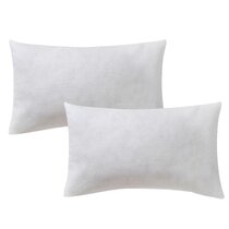 TSUTOMI 12x20 Pillow Insert Set of 2 for Pillow Stuffing, Decorative  Pillows for Bed, 12 x 20 Pillow Fillers and Down Lumbar Pillow Insert,  Oblong