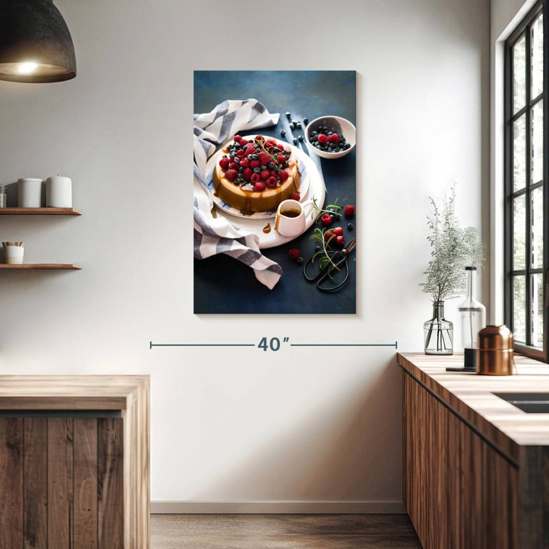 Yarlin Berry Cheesecake, 39" H x 26" W