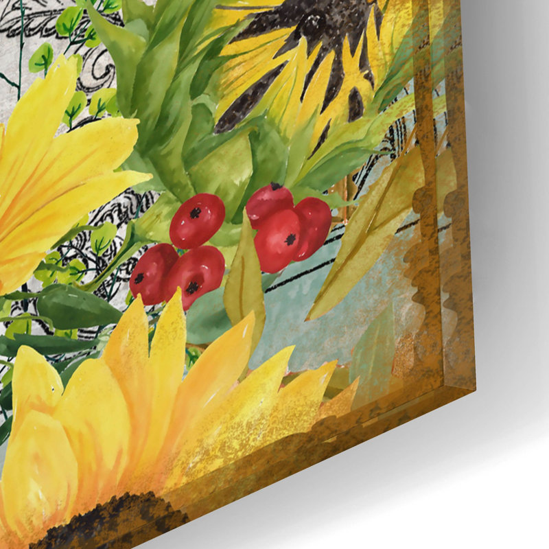  «Ironwork Rooster B» par Jean Plout, art mural en verre acrylique, H 12 po x l 16 po x P 0,13 po