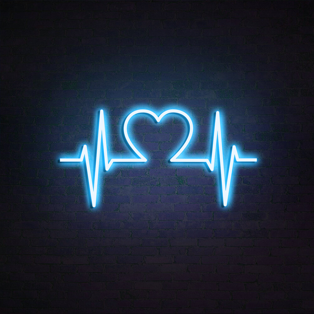 Heart Beat Neon Sign