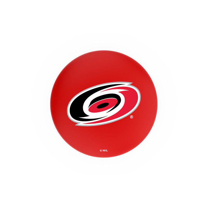 NHL 25" Swivel Bar Stool with Cushion, Carolina Hurricanes, 30"