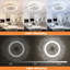 Bladeless Ceiline Fan with Light, Led Dimmable 6 Speeds Reversible Ceilins Fans for Bedroom-1249962977